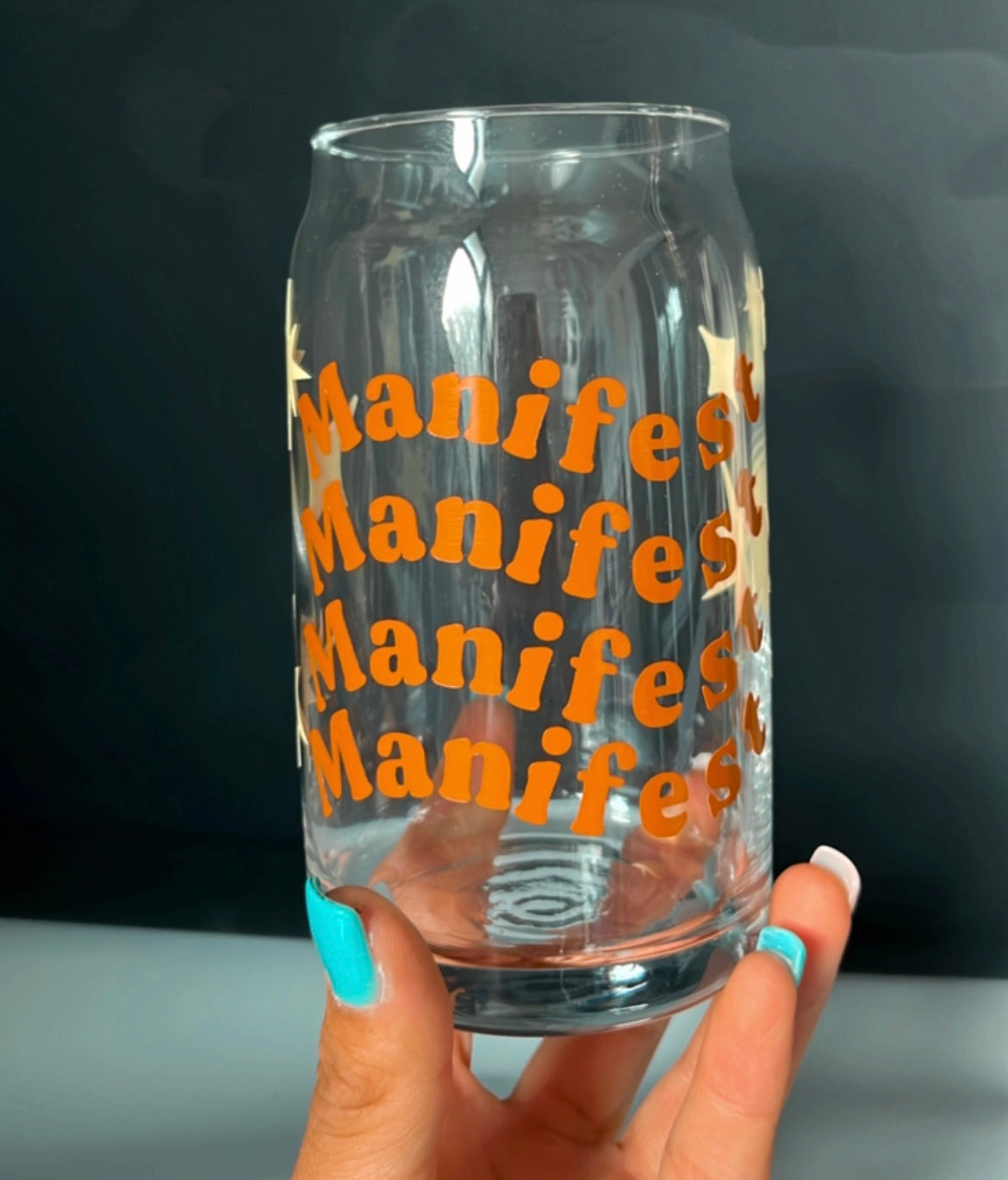 Manifest - Beer Can Glass