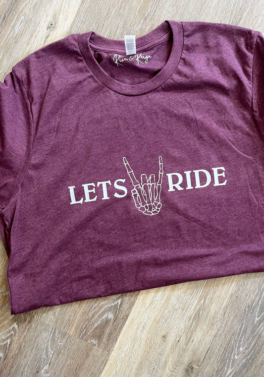Lets Ride Graphic T