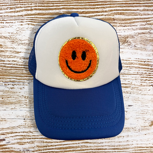 Orange Smiley Face Hat
