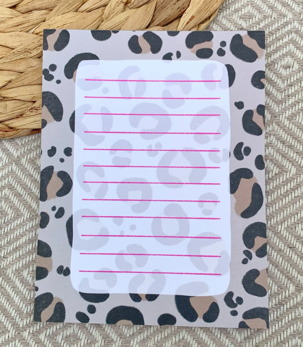 Leopard Notepad